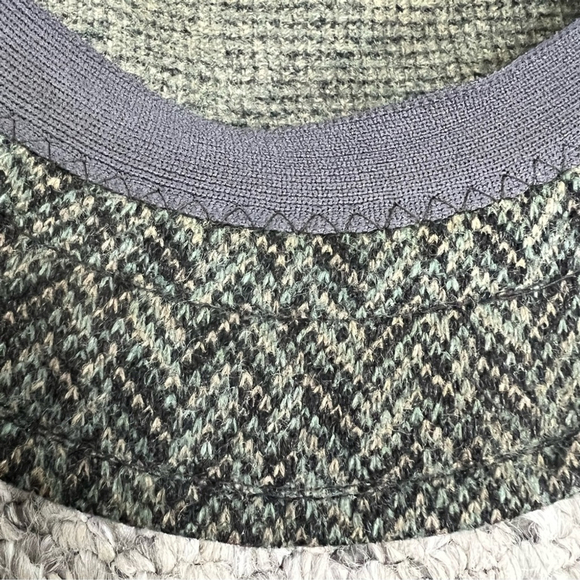 Vintage KANGOL made in Great Britain teal black grey tweed newsboy baker boy cap main image 7